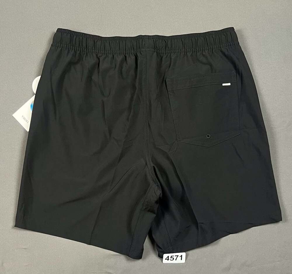 Vuori Kore Short Lined 7 Inch Size L Black Performance Athletic Shorts
